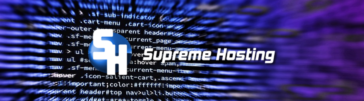 Supreme Hosting Banner